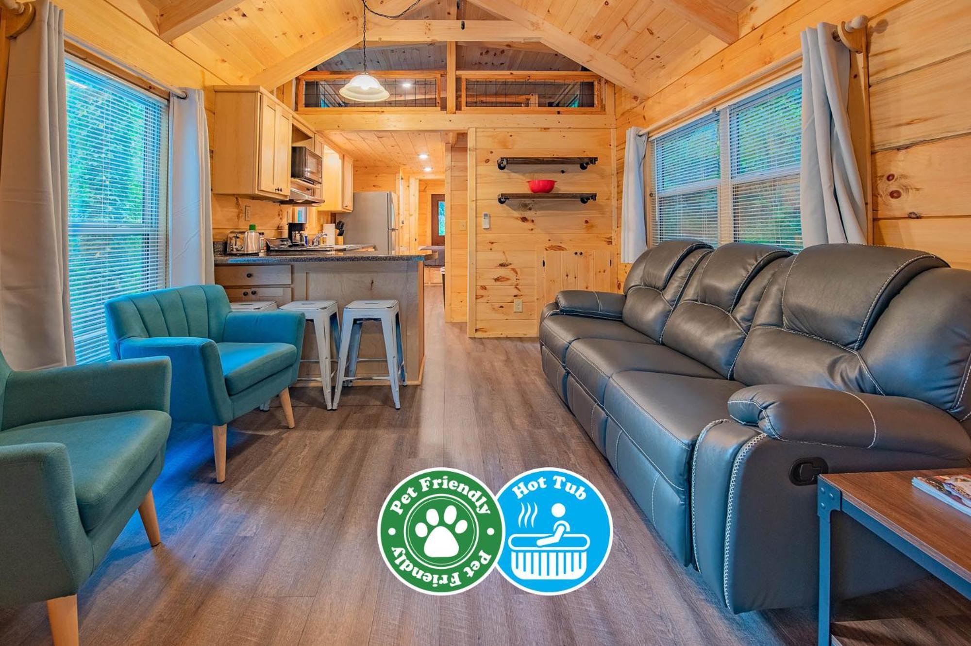 Tiny Cabin Village Private Hot Tub Lynda Cabin Chattanooga Exteriér fotografie