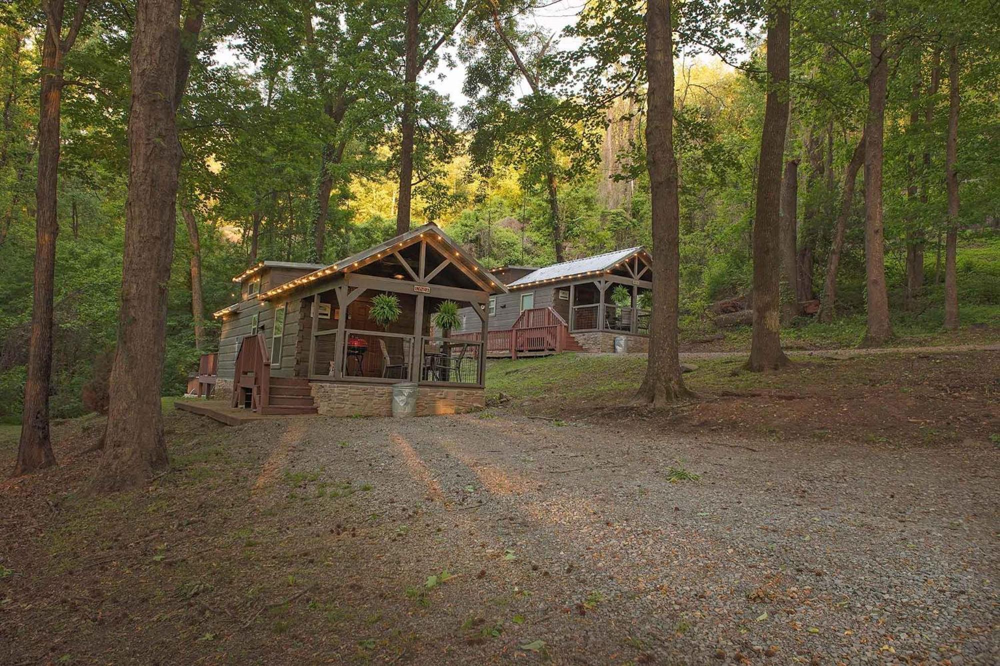 Tiny Cabin Village Private Hot Tub Lynda Cabin Chattanooga Exteriér fotografie