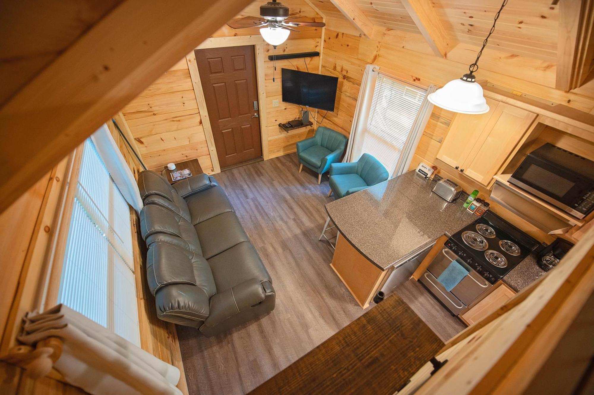 Tiny Cabin Village Private Hot Tub Lynda Cabin Chattanooga Exteriér fotografie