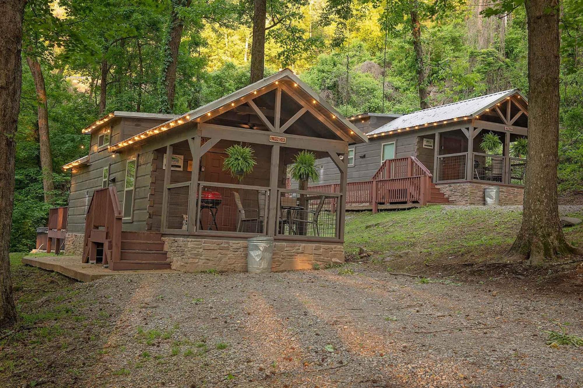 Tiny Cabin Village Private Hot Tub Lynda Cabin Chattanooga Exteriér fotografie