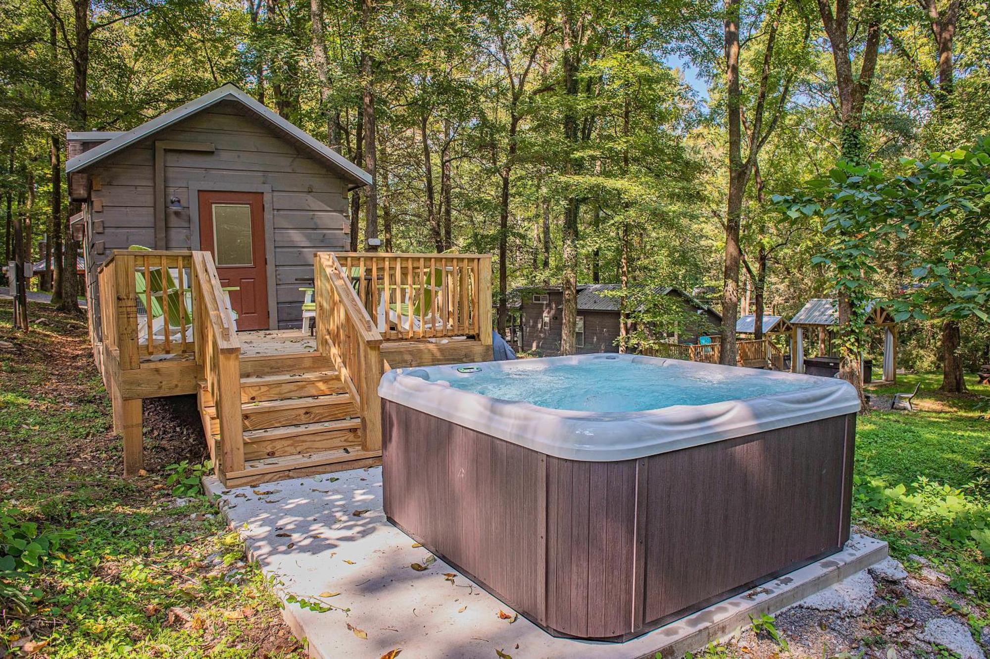Tiny Cabin Village Private Hot Tub Lynda Cabin Chattanooga Exteriér fotografie