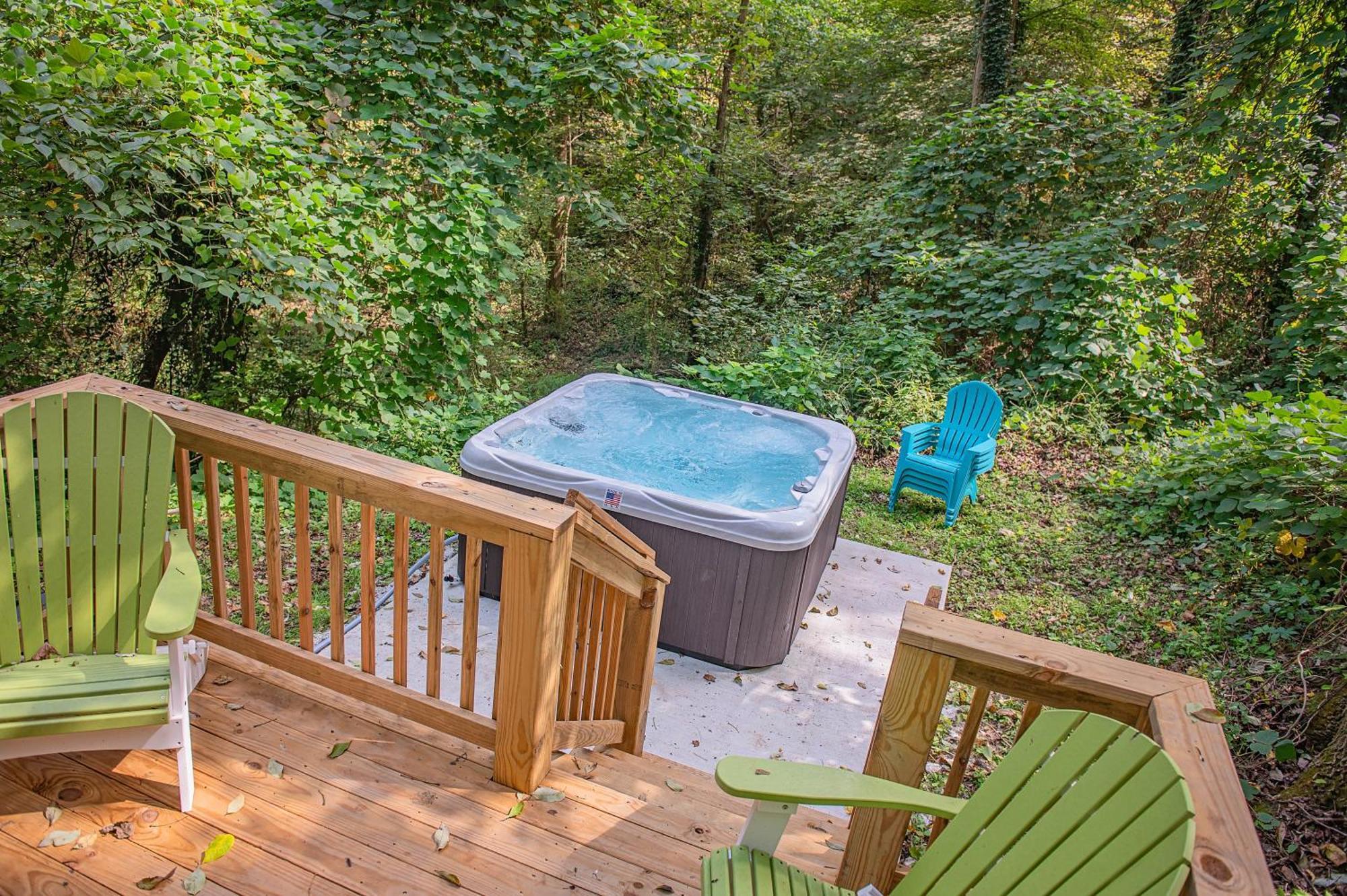 Tiny Cabin Village Private Hot Tub Lynda Cabin Chattanooga Exteriér fotografie